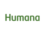 Humana logo in green text on a white background