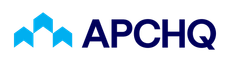 Logo de l'APCHQ avec une icône bleue représentant trois formes de maisons abstraites à gauche et le texte bleu foncé « APCHQ » à droite.