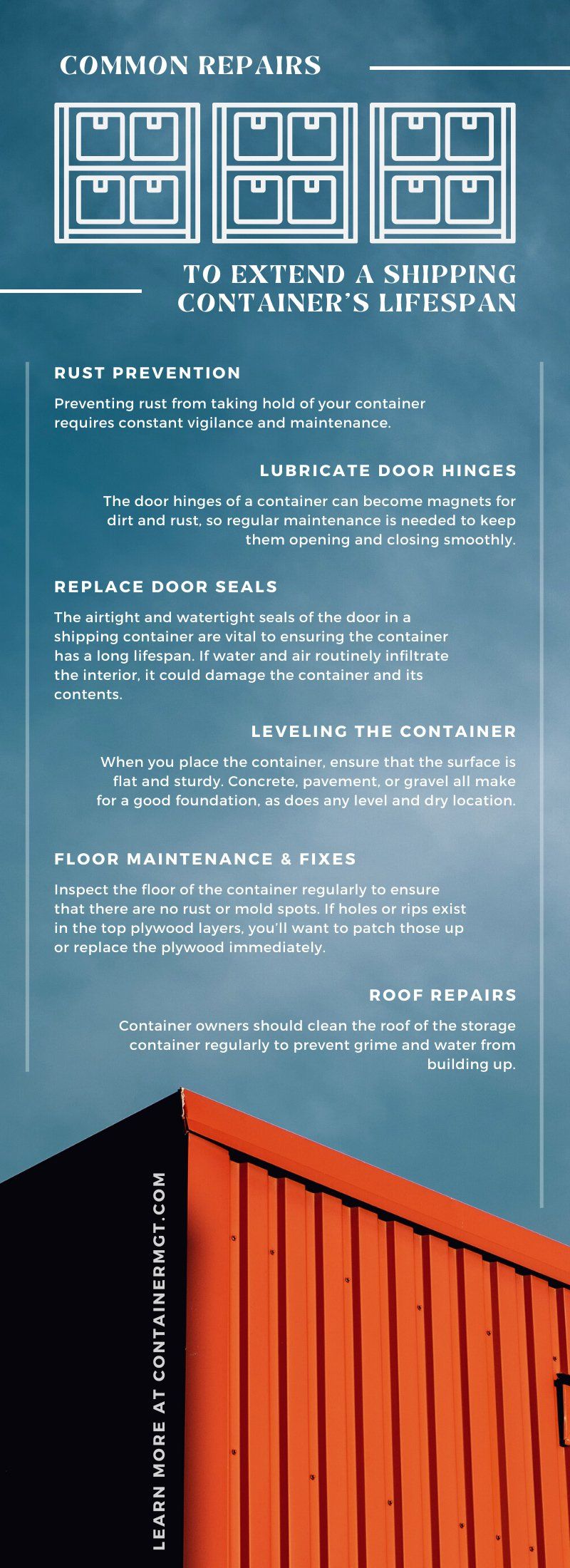 Common Repairs To Extend a Shipping Container’s Lifespan