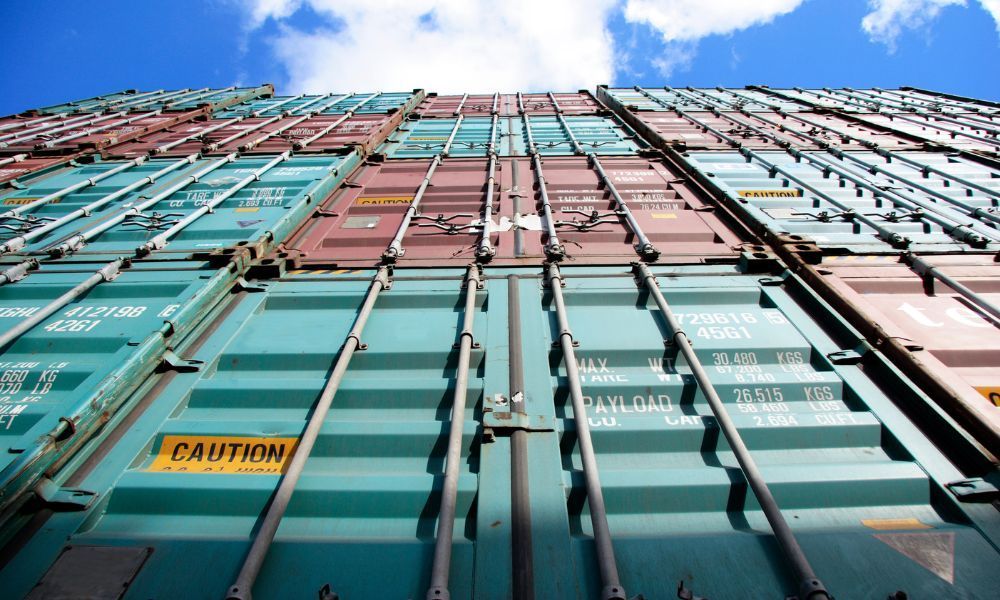 Stack of Shipping Containers