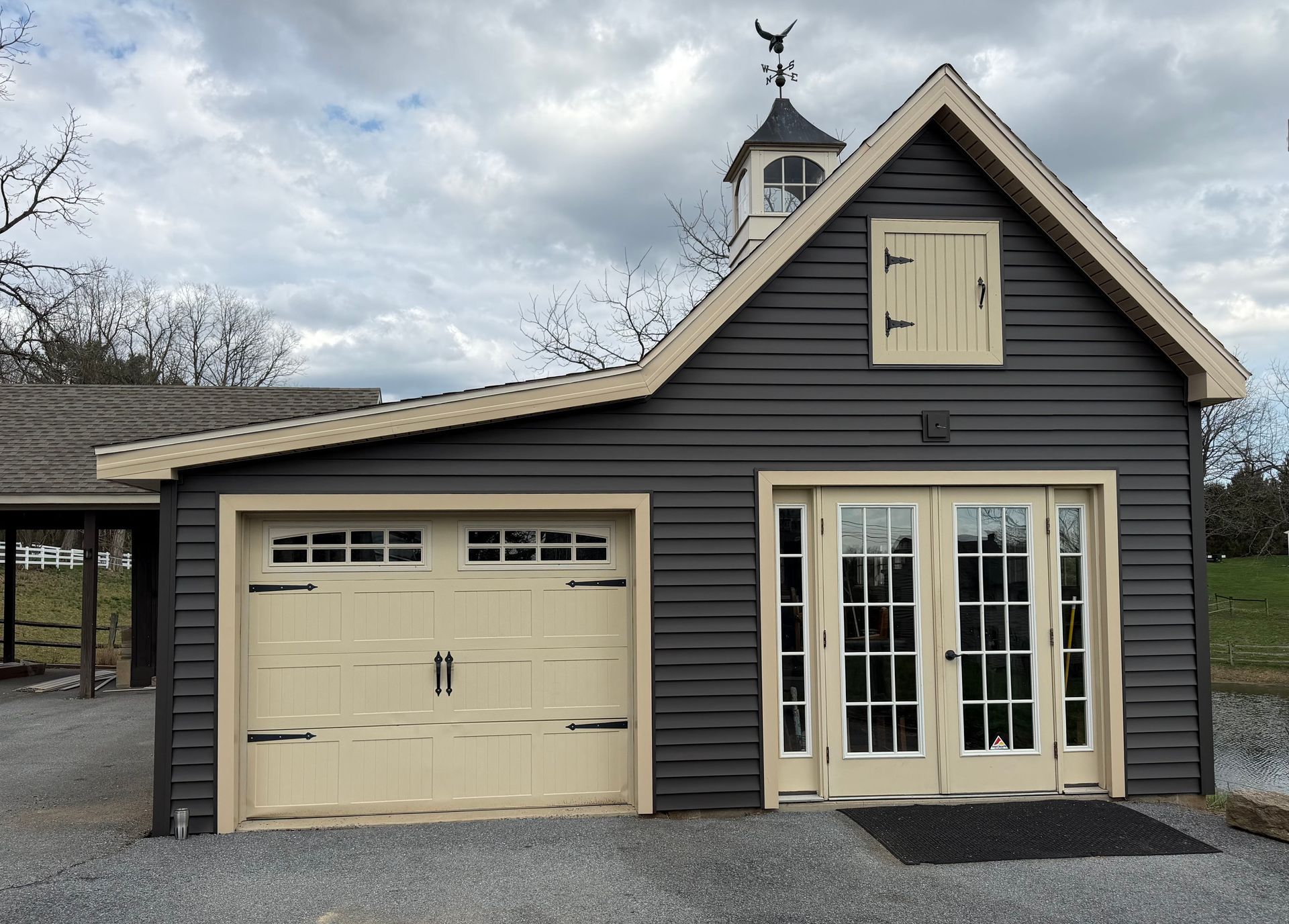 replaced siding, new roofing
