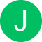 The letter j is in a green circle on a white background.