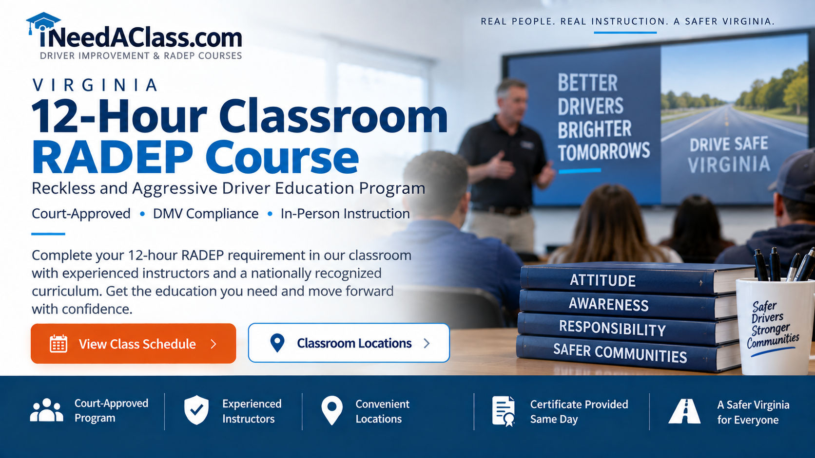 12-Hour Classroom Virginia RADEP course