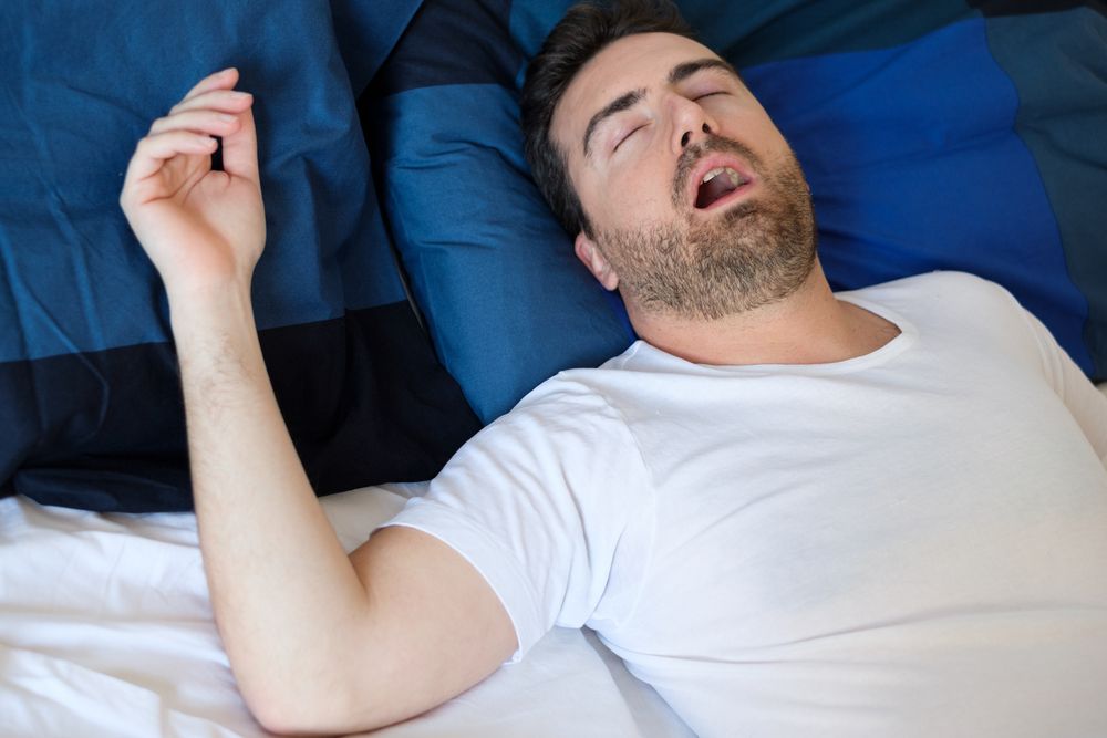 Person Sleeping on Their Back — Killara Dental in East Killara, NSW