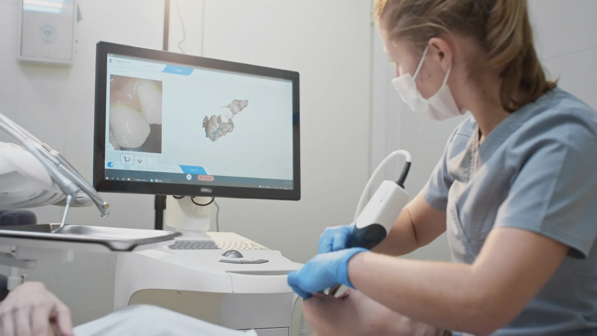 Dentist Examines a Patient's Mouth — St. Ives Dental Boutique In Pymble, NSW