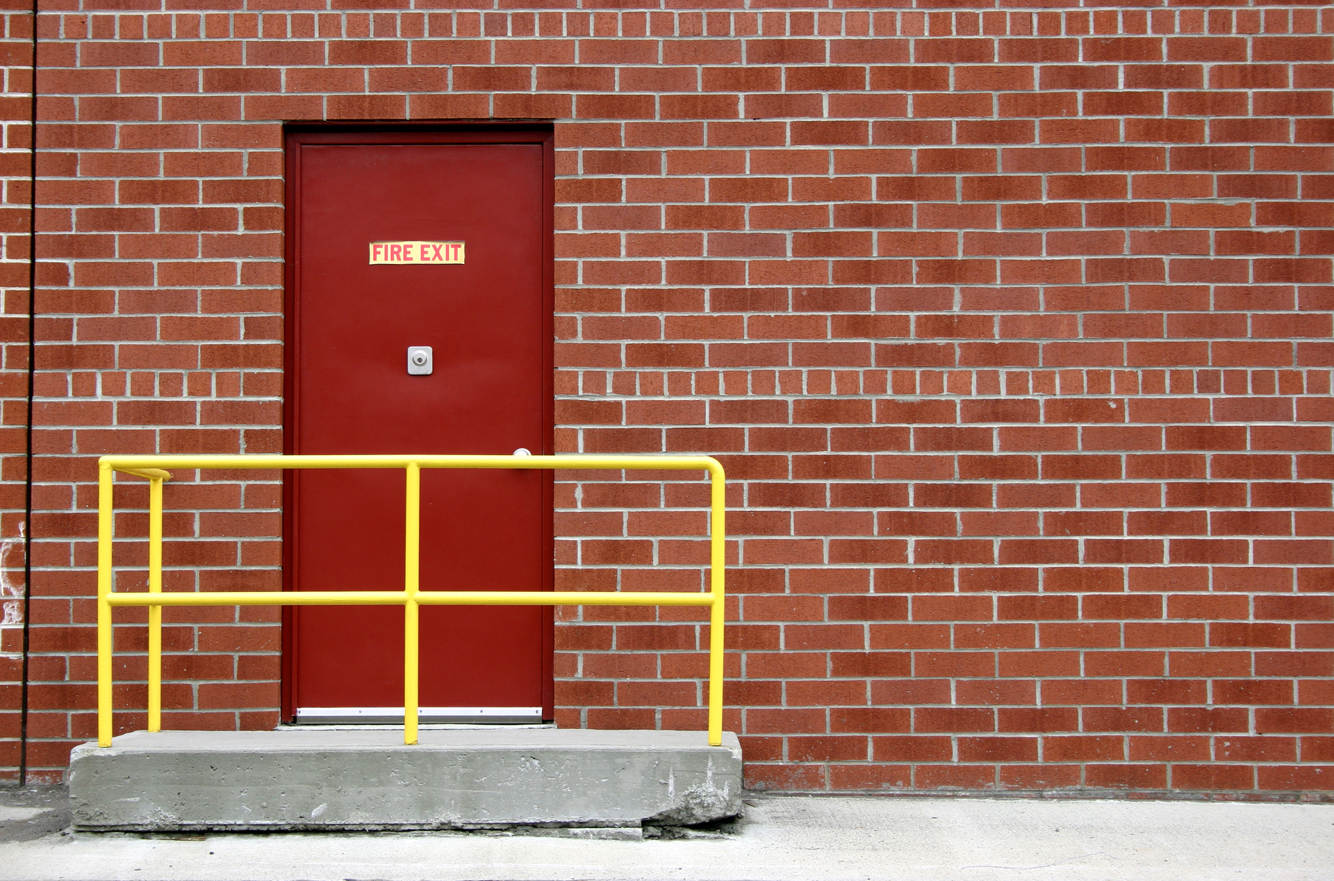 Fire exit door