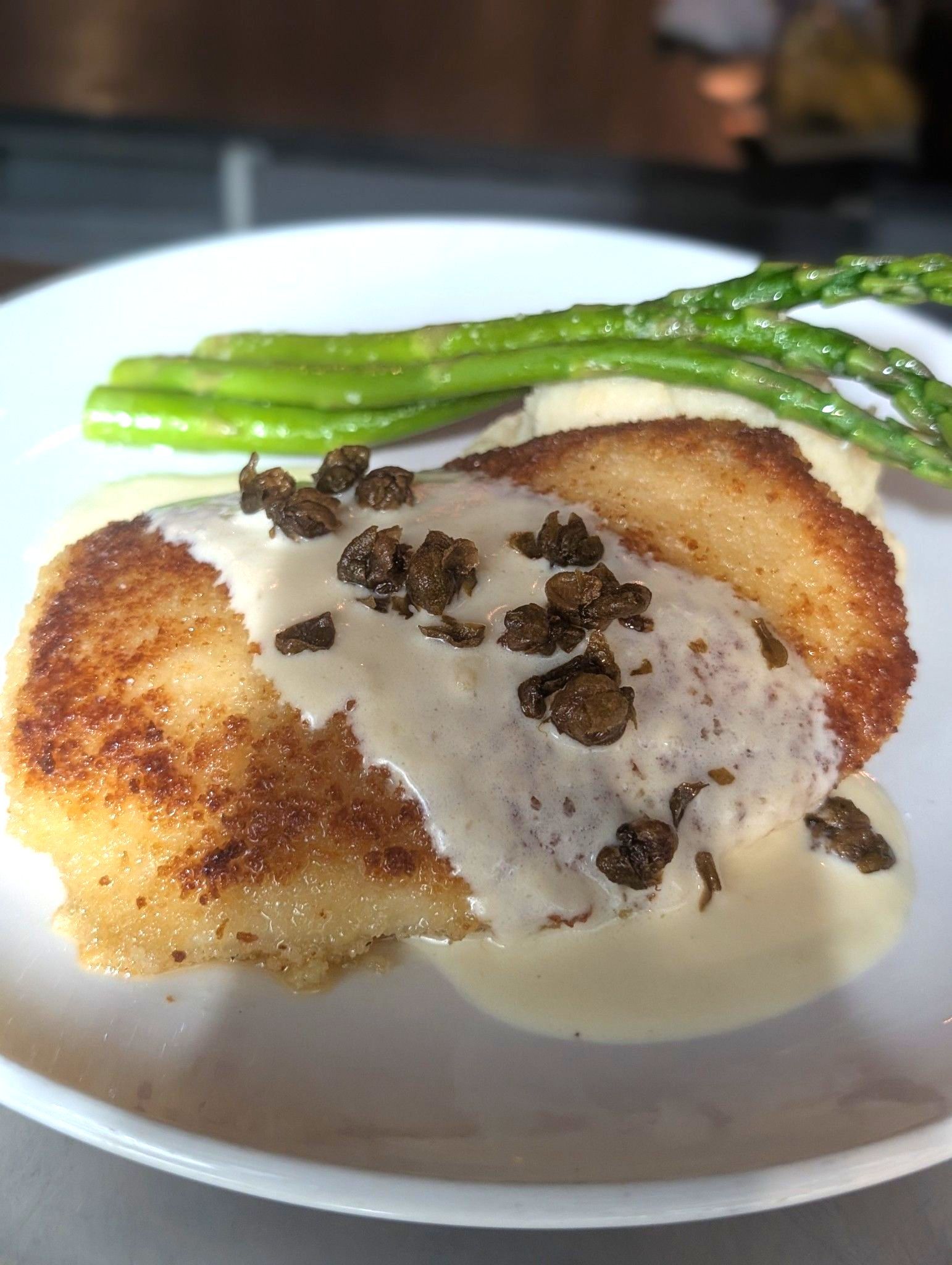Wine Knot halibut