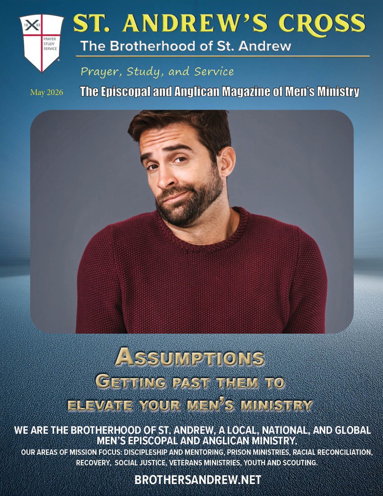 Brochure cover: One Man
