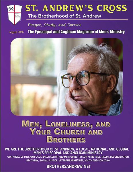 Magazine cover: Man gazing
