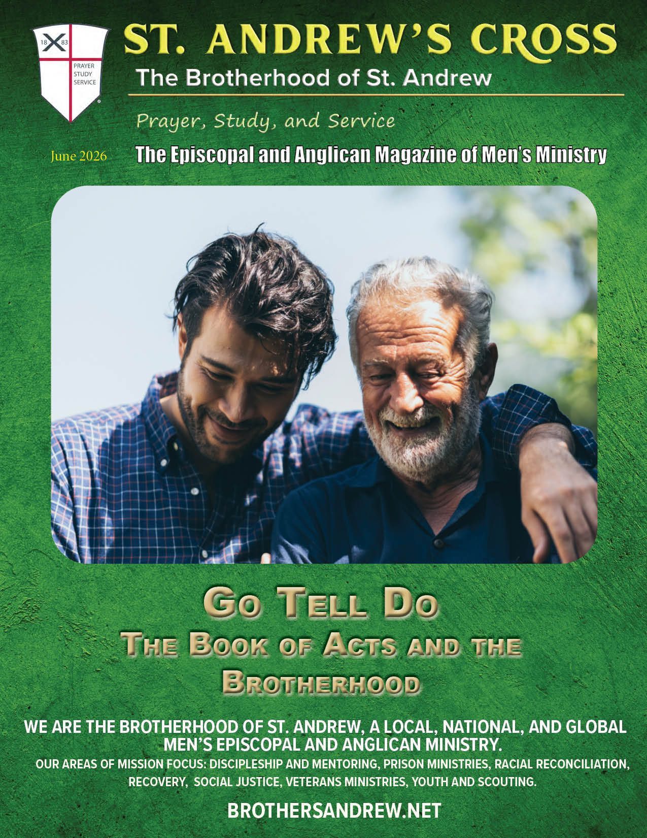 Brochure cover: Two Men
