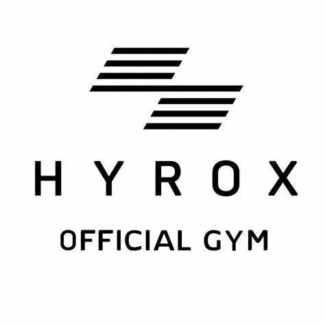HYROX official gym logo in black on a white background