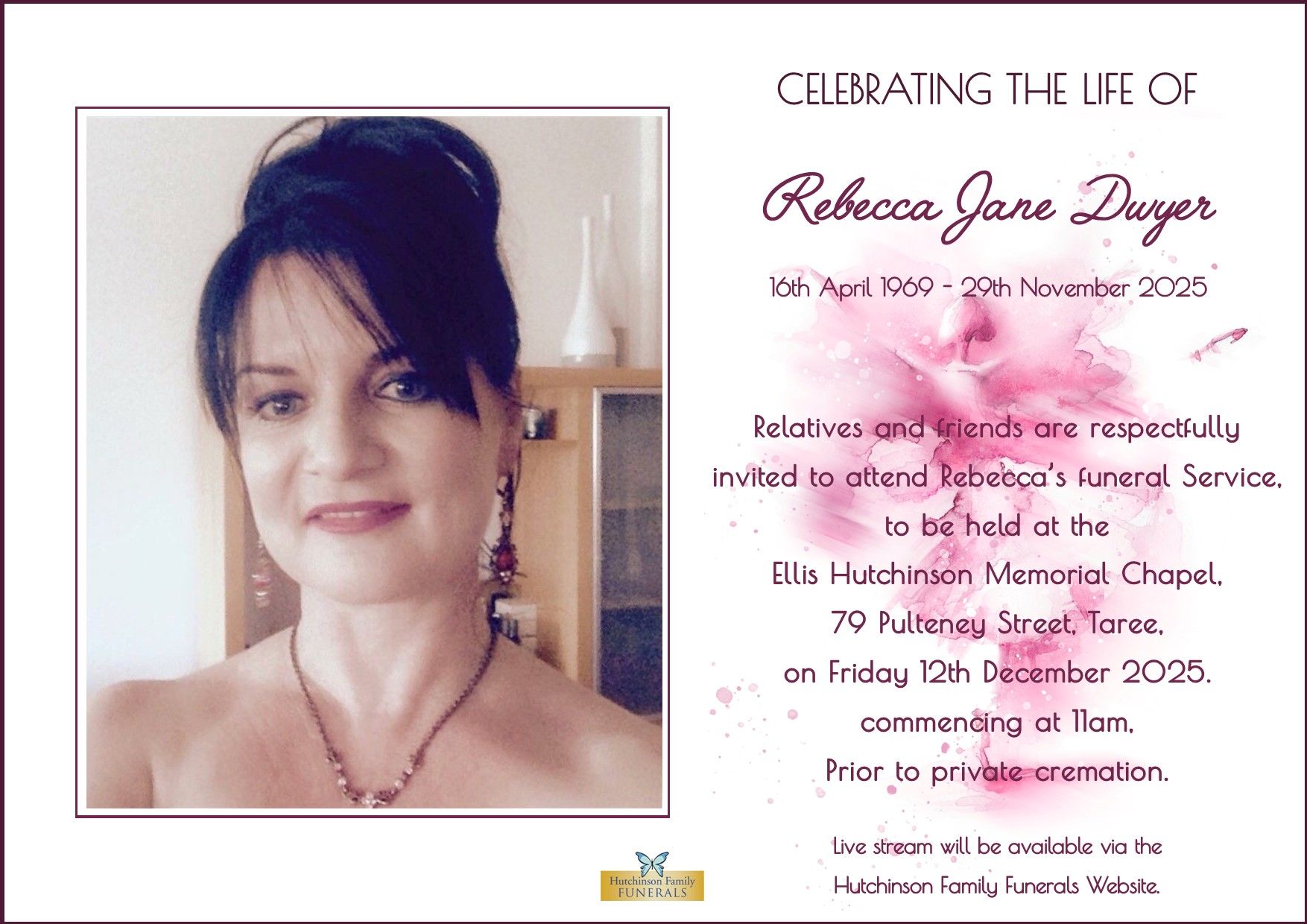 Funeral Notices Hutchinson Family Funerals