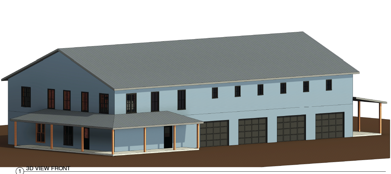 Cunningham Residence 3D design view