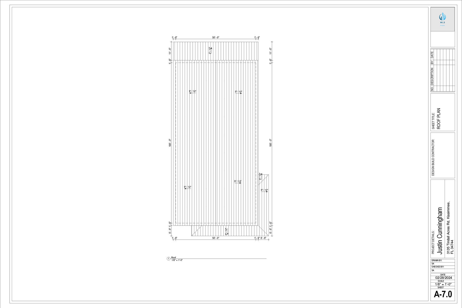 Architectural plan view of a wall, showing vertical lines and dimensions in a top-down perspective.