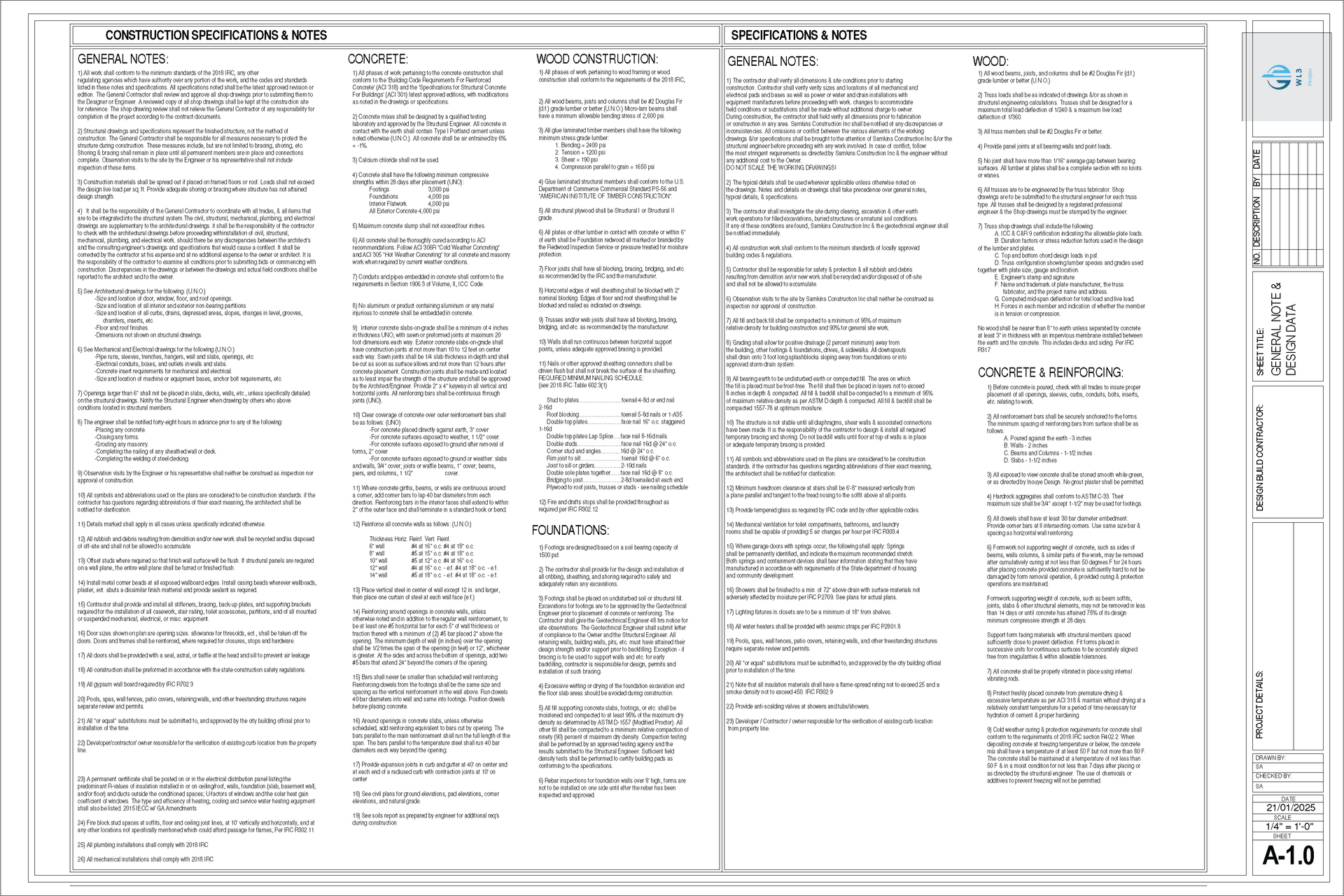 Document with dense text columns.