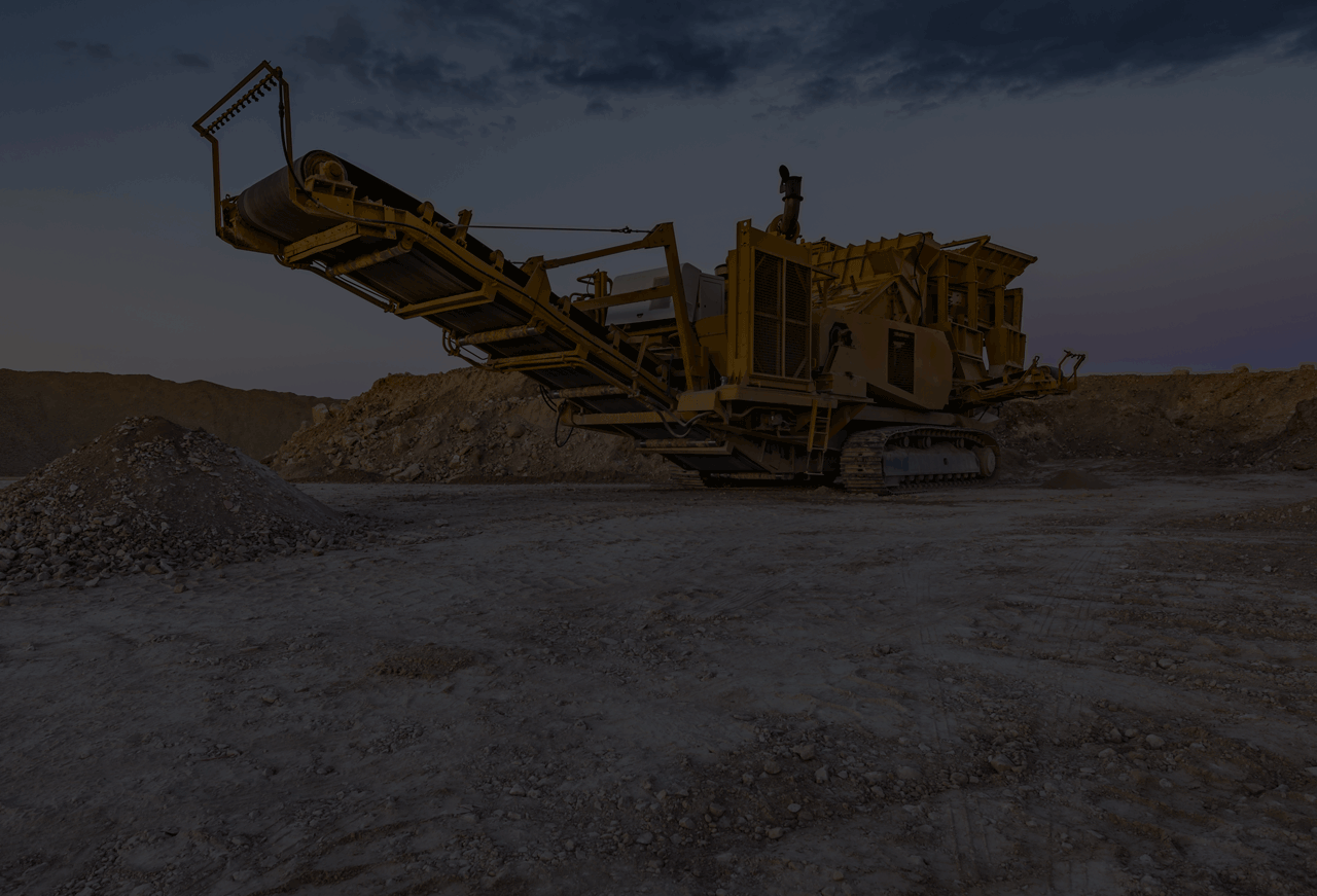 Heavy machinery supporting a regional mining operation