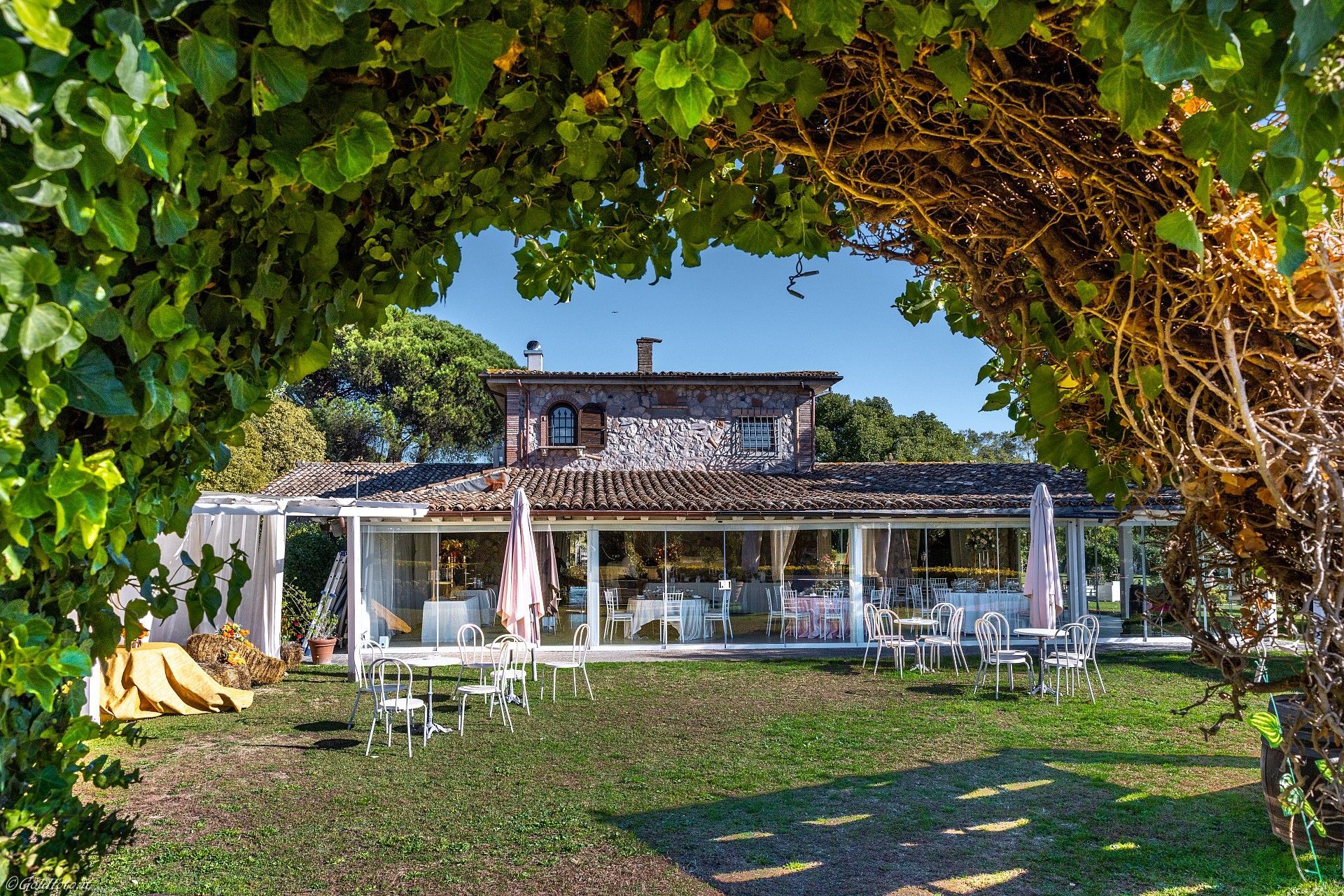 Villa per eventi privati a Roma.