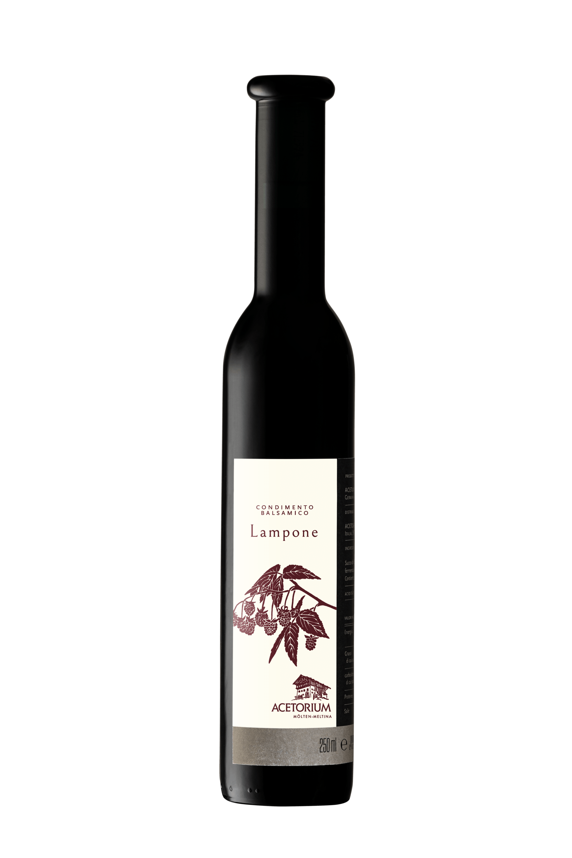 Etichetta aceto balsamico di lampone