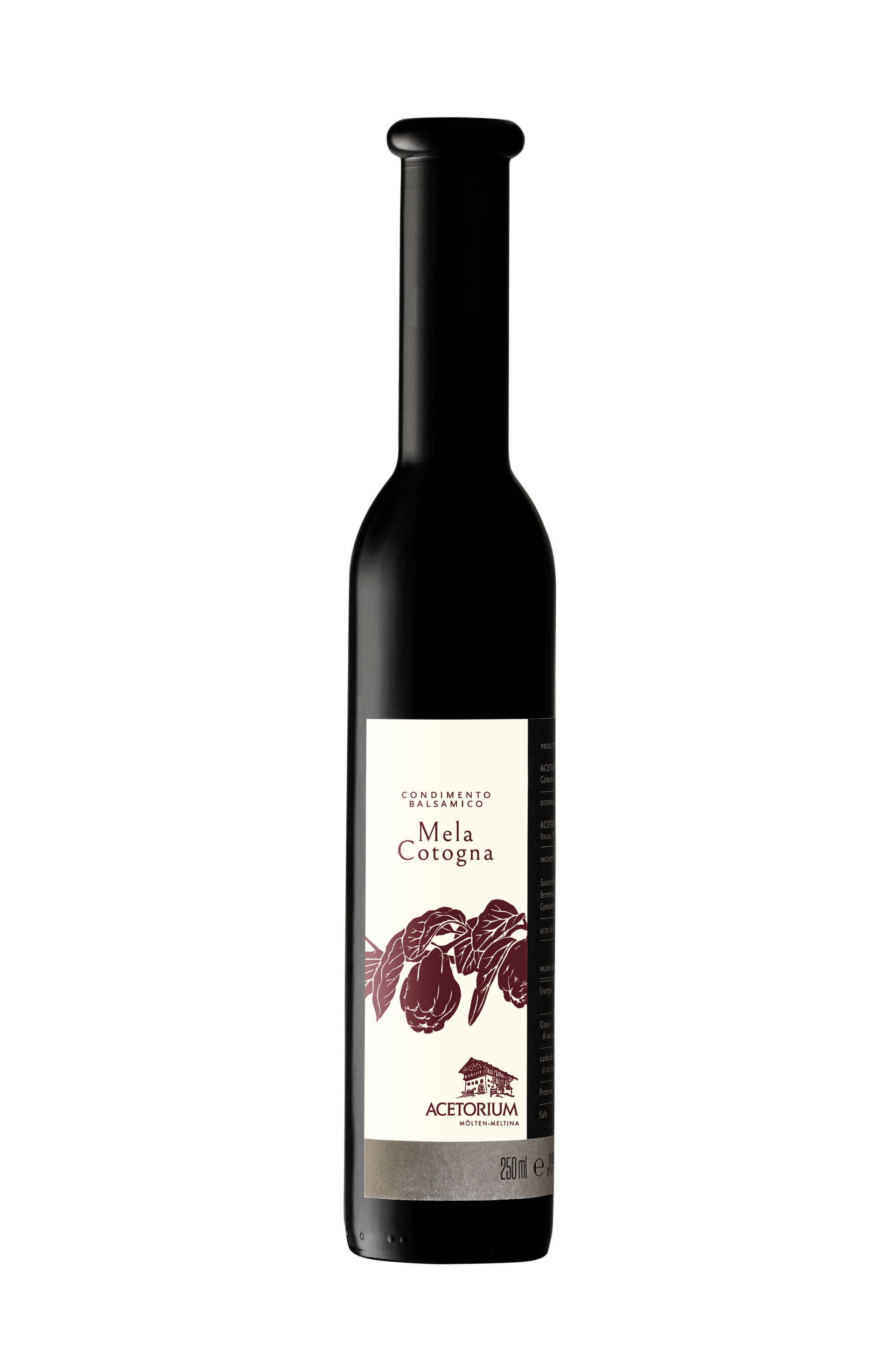 Etichetta aceto balsamico di mela cotogna