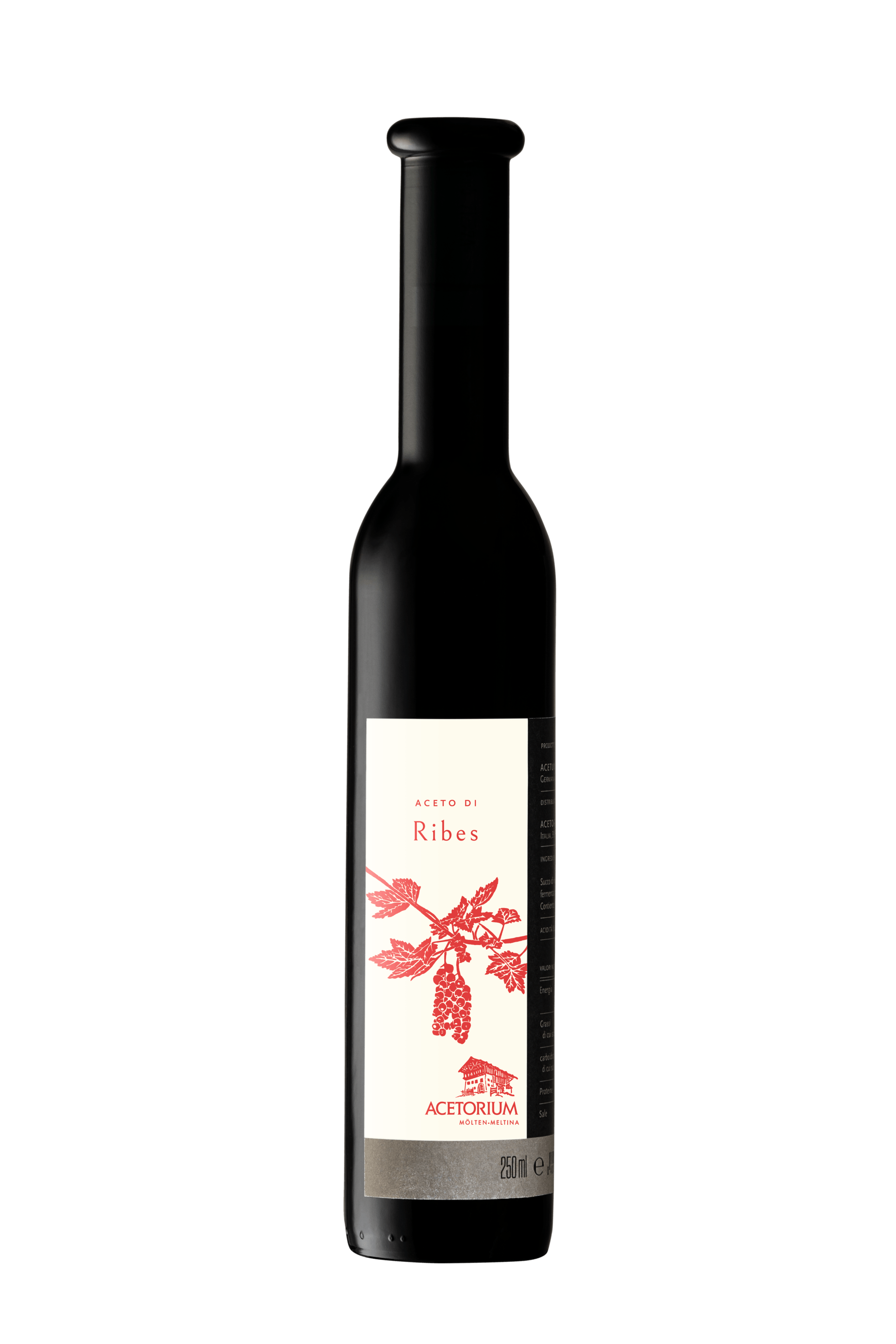 Etichetta aceto di ribes