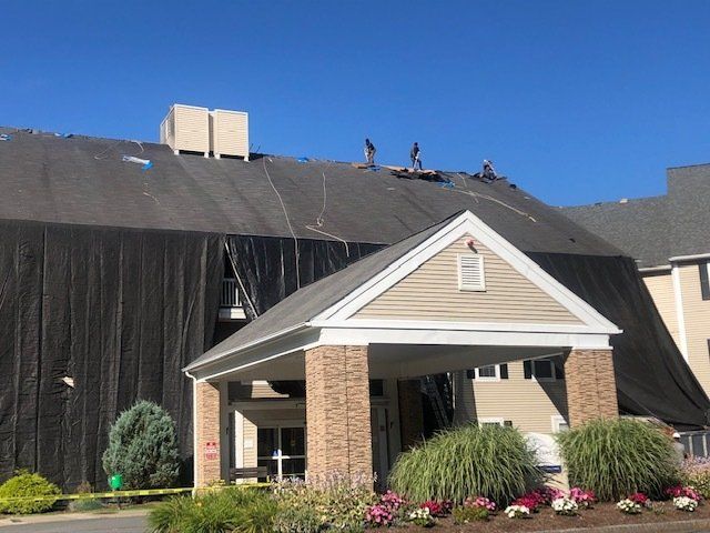 Roof Construction Front View — Windsor, CT — HIG Roofing & Construction LLC