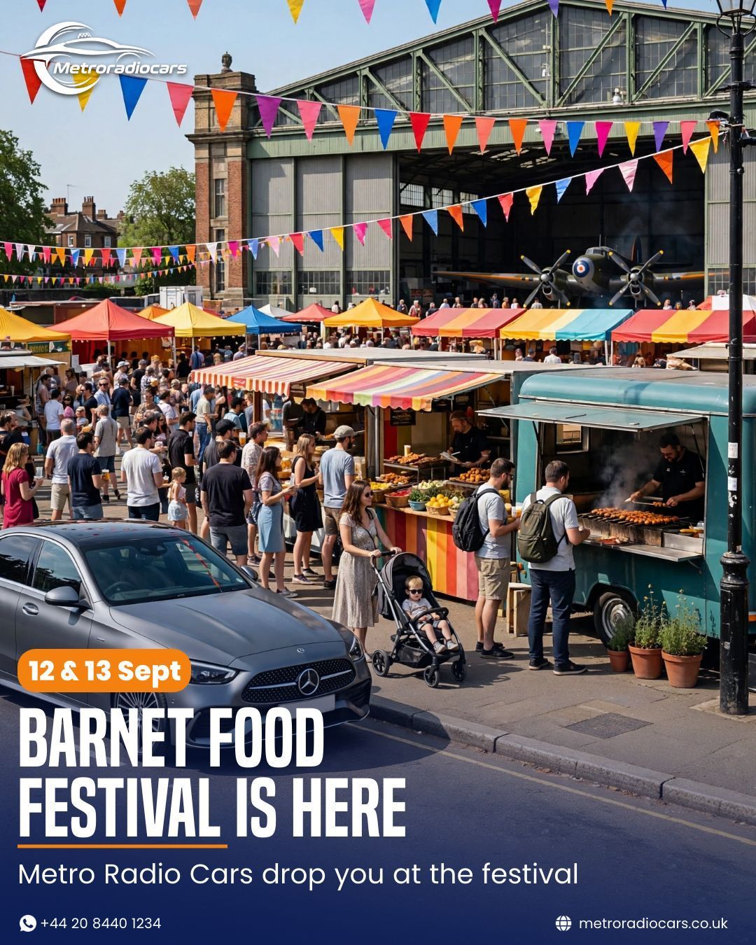 Barnet Food Festival Stalls at RAF Museum London