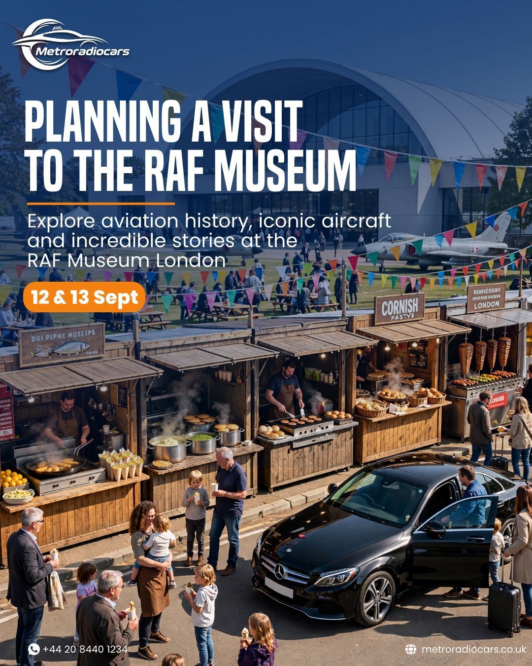 Planning a Visit to the RAF Museum with Metro Radio Cars