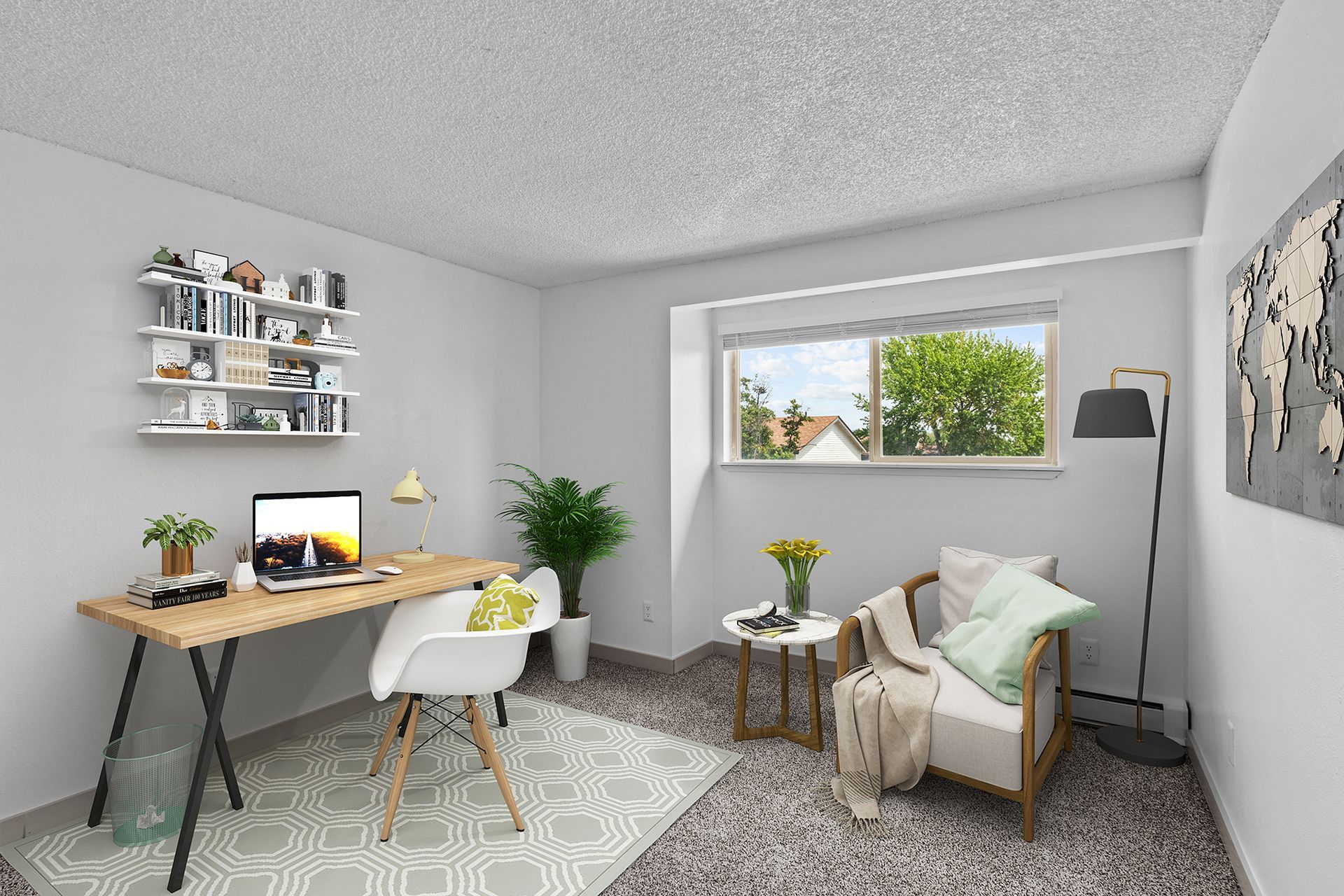 Spacious bedrooms