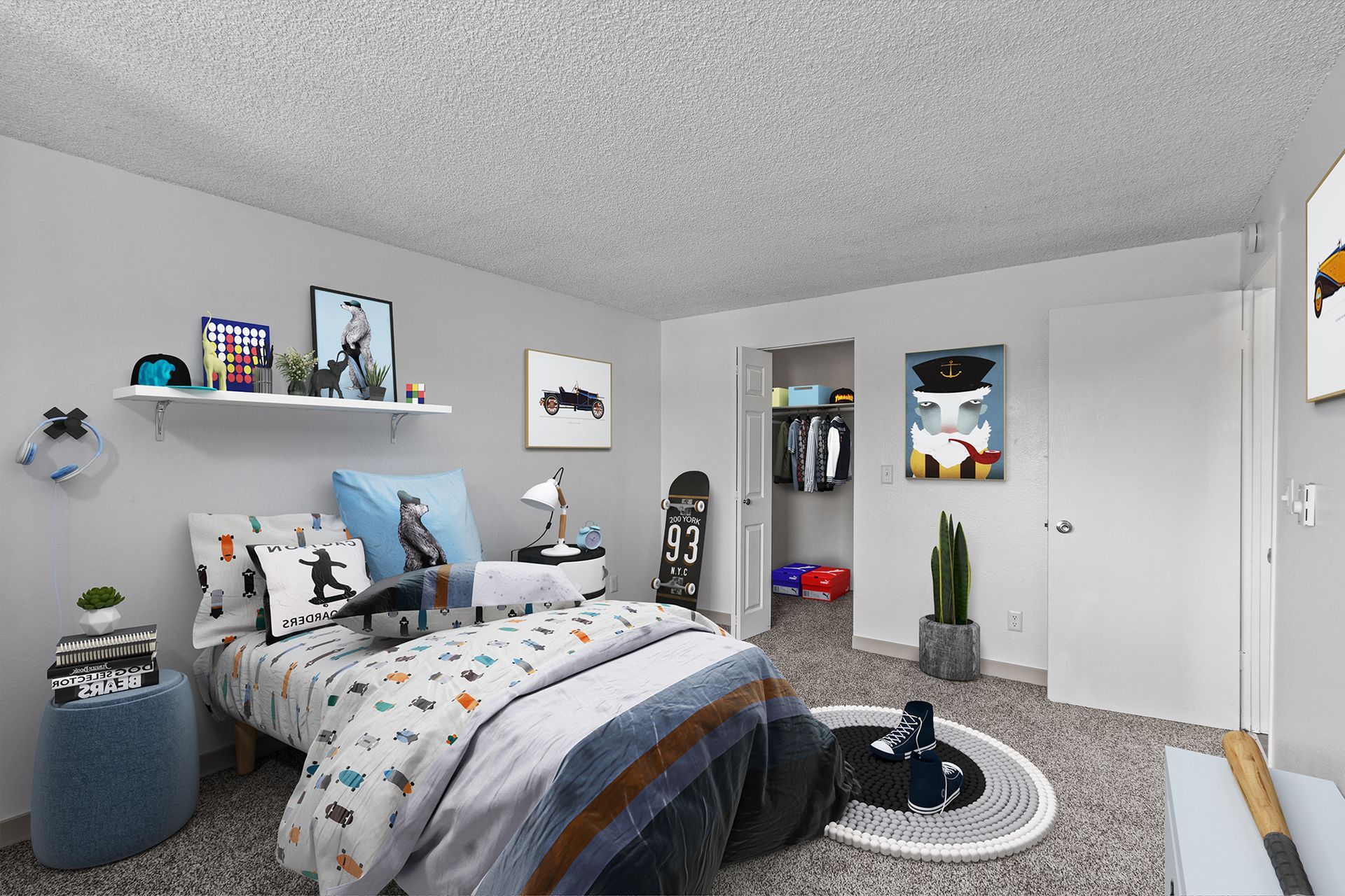 Spacious bedrooms