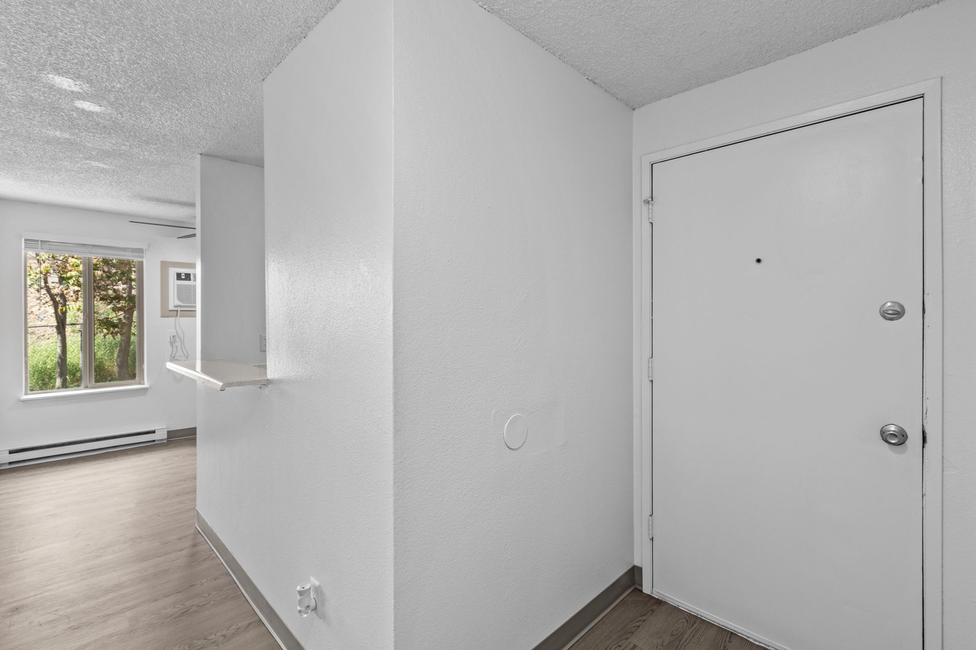 Coat closet at entry