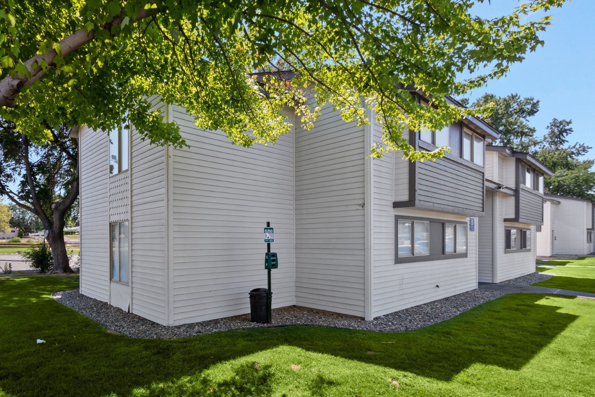 Newly painted exterior
