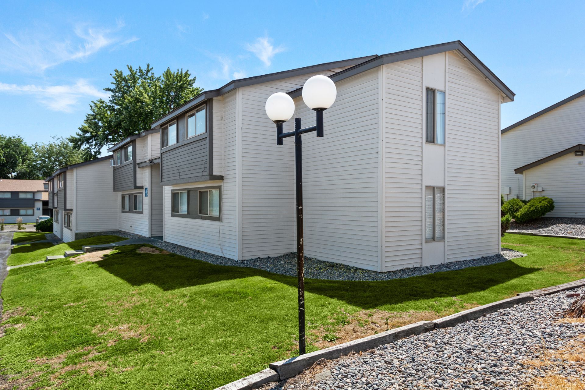 Landscaped grounds