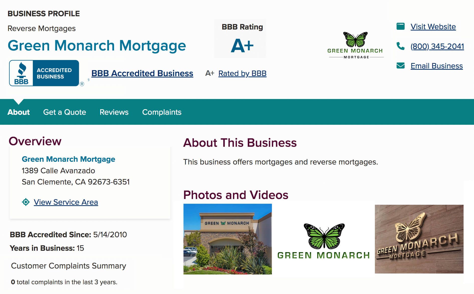 Reverse Mortgage Lender in Lake Forest California