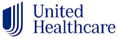 United Healthcare logo: blue emblem with text.