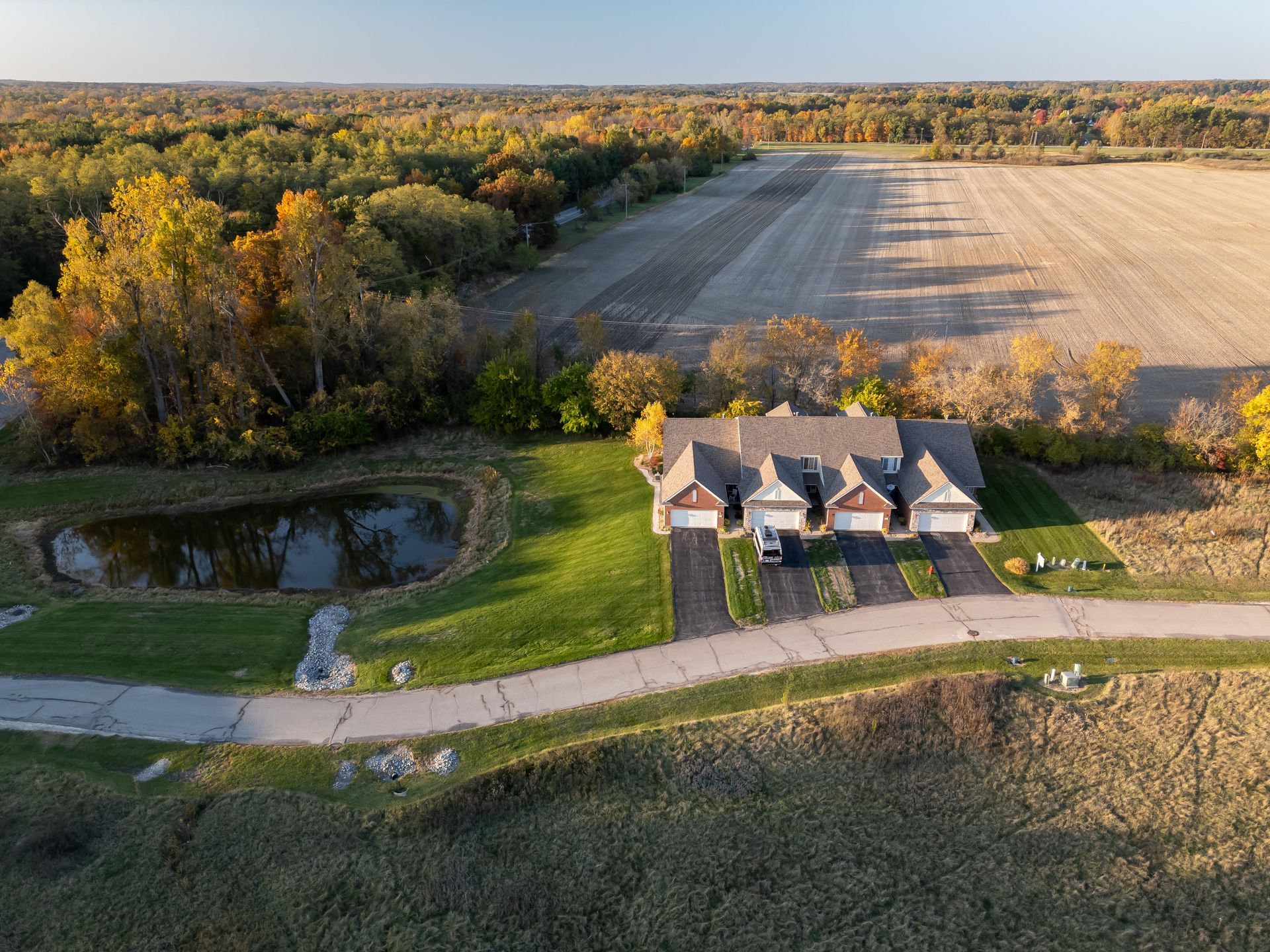 Aerial View of Homes in Bonner Hills