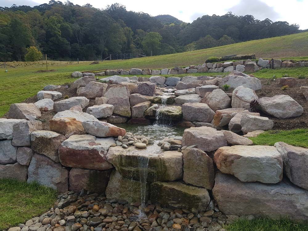 Rock Fountain — Wallaroo Landscapes In Nowra, NSW