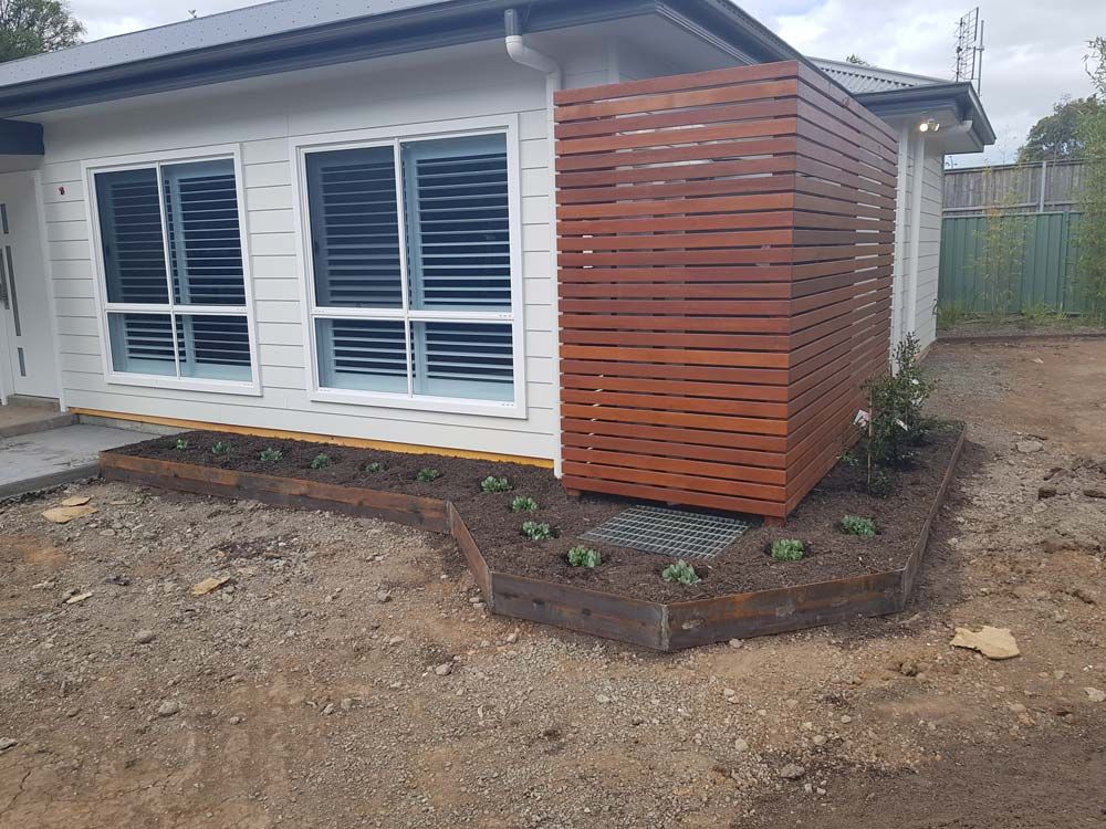House Side Plant Space — Wallaroo Landscapes In Nowra, NSW
