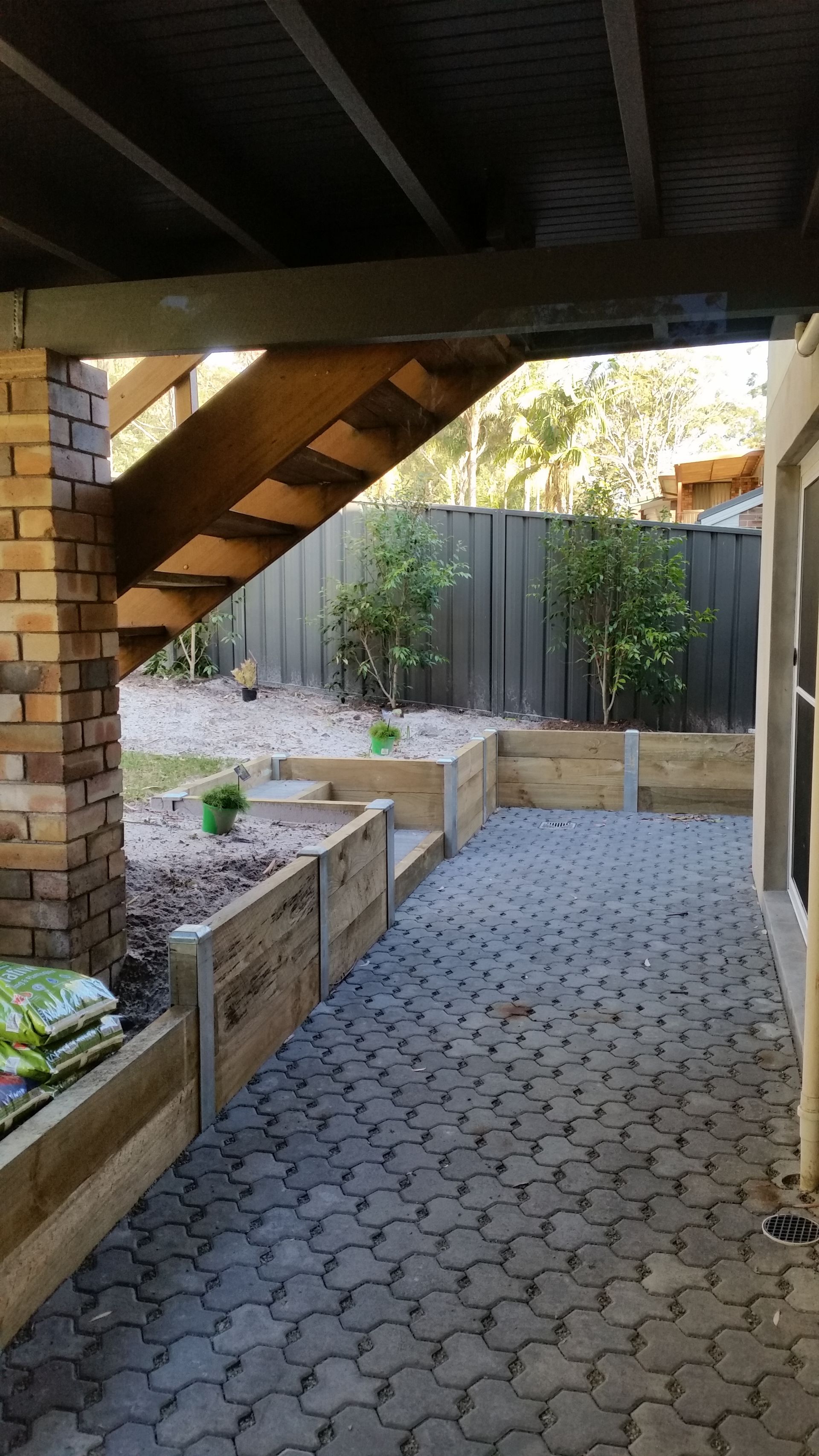 Garden Design With Stone Steps — Wallaroo Landscapes In Gerringong NSW