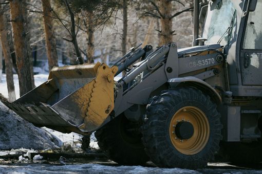 Septic excavation equipment for system installation in Suffolk County