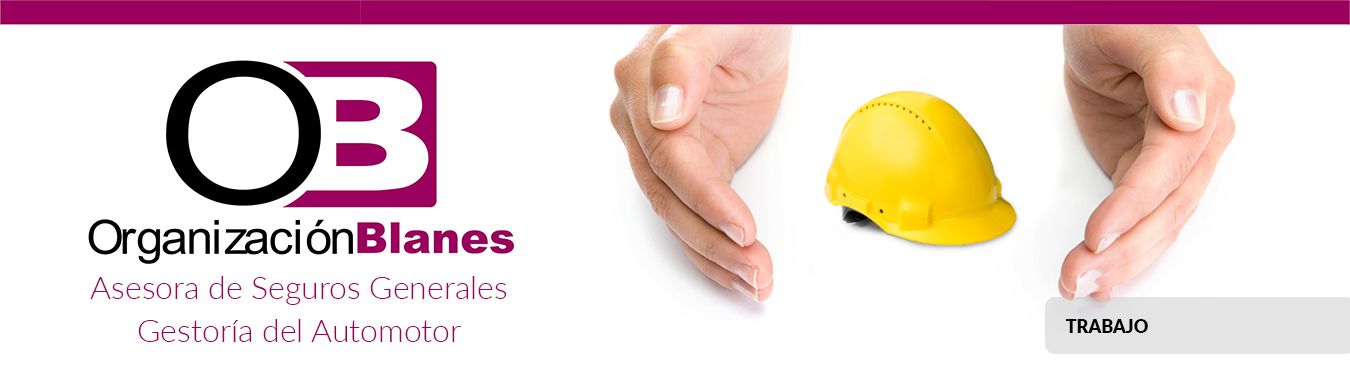 Logotipo de la Organización Blanes, que muestra un casco amarillo 