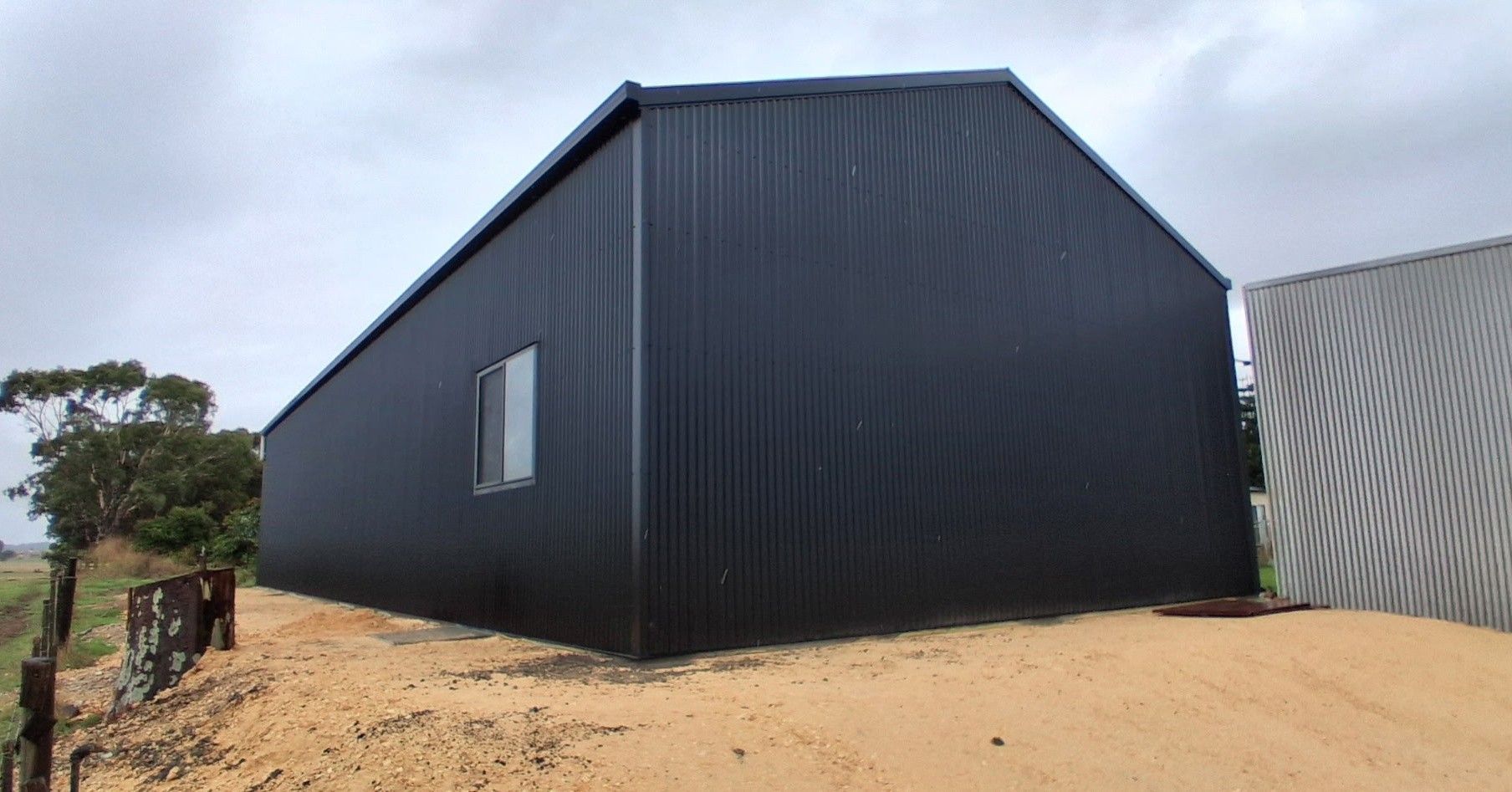 backyard recreational shed extrior