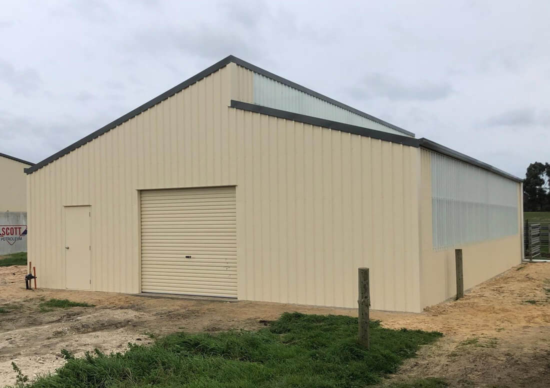 Rural Shed built by Parham Construction in Mount Gambier
