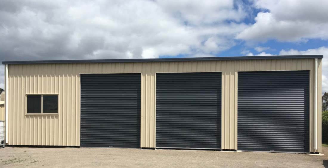 3 bay domestic shed by Parham Construction in Mount Gambier