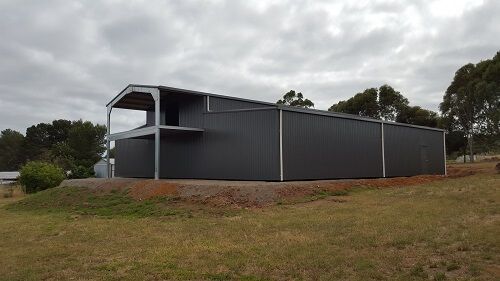 American Barn-Style Shed installed by Parham Construction in Mount Gambier