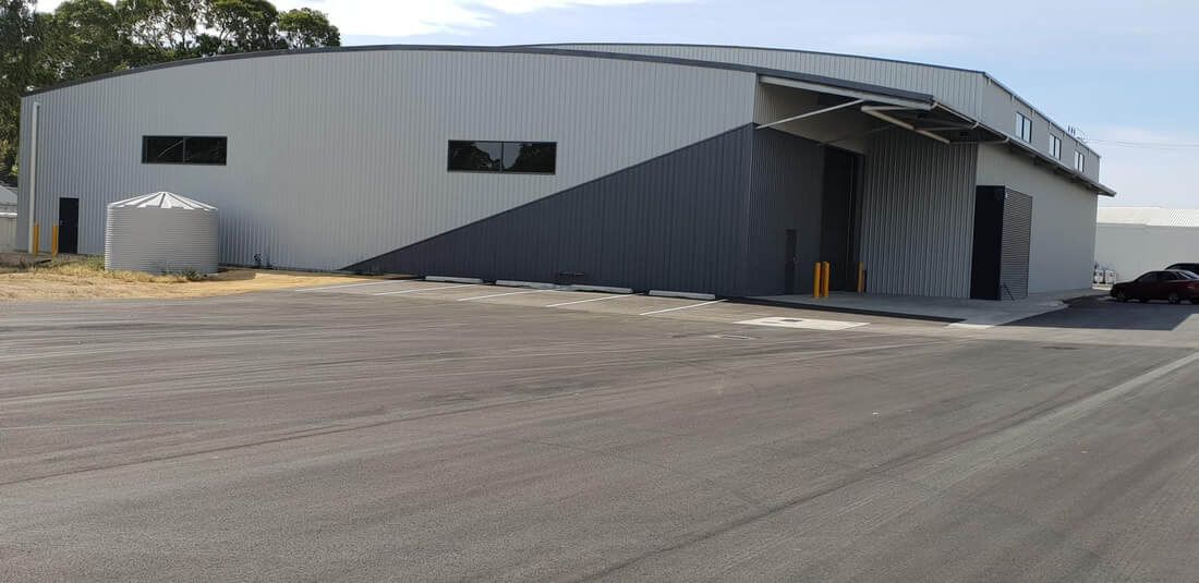 Industrial Shed built by Parham Construction in Mount Gambier