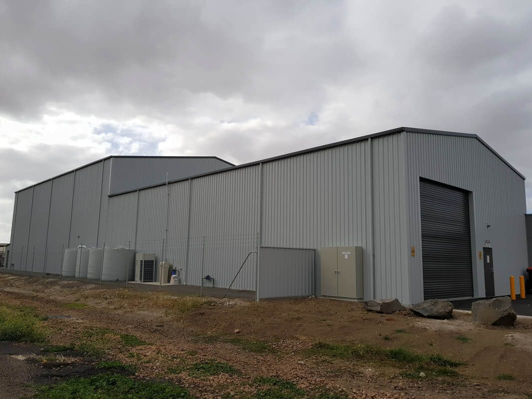 Industrial Shed built by Parham Construction in Mount Gambier