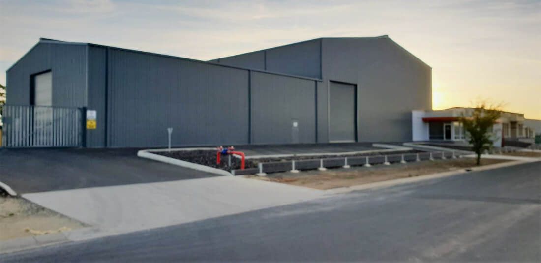 Industrial Shed built by Parham Construction in Mount Gambier