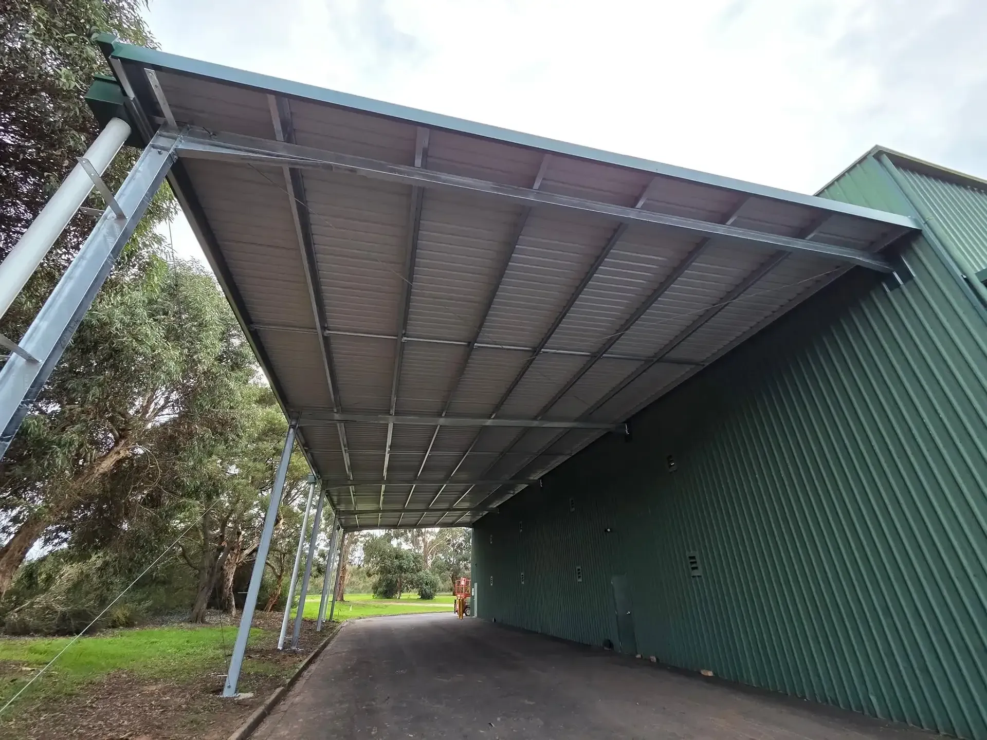 UB hot dipped galvanised awning