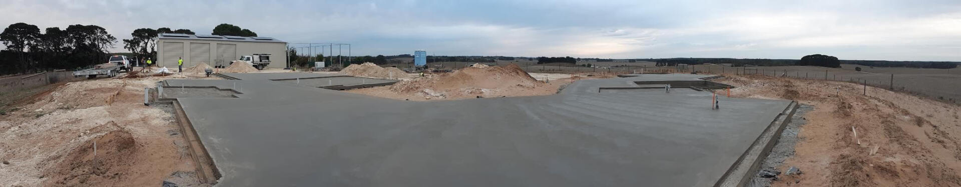 Parham Sheds - 25mpa concrete slab for a residential house slab