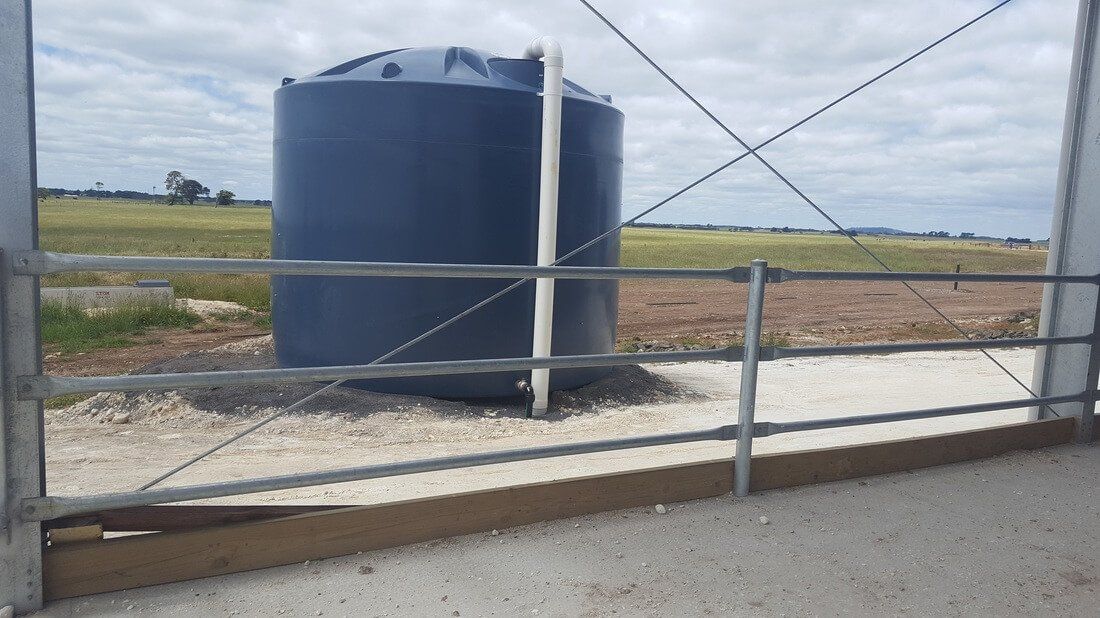 Shed Addition - Supply and install stormwater to rainwater tank